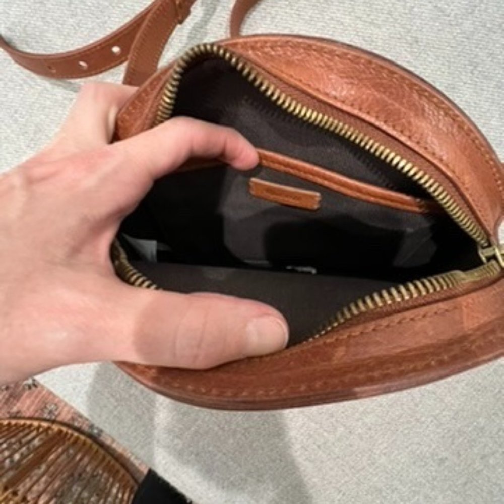 Madewell Simple Half-Moon Cross-Body Bag/Purse